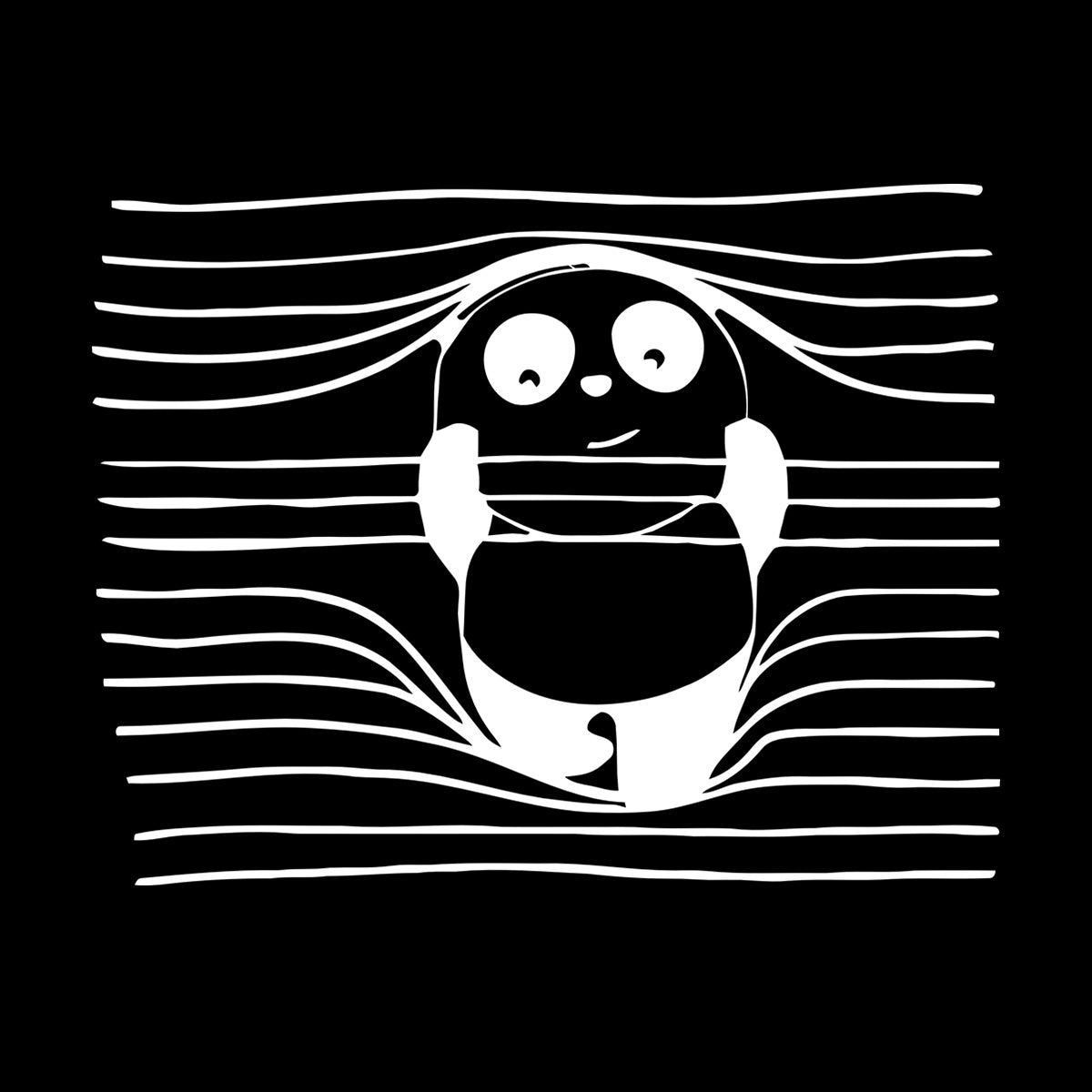 Vinyl Wall Stickers Panda Funny Animal Bear Removable Without Leaving Glue