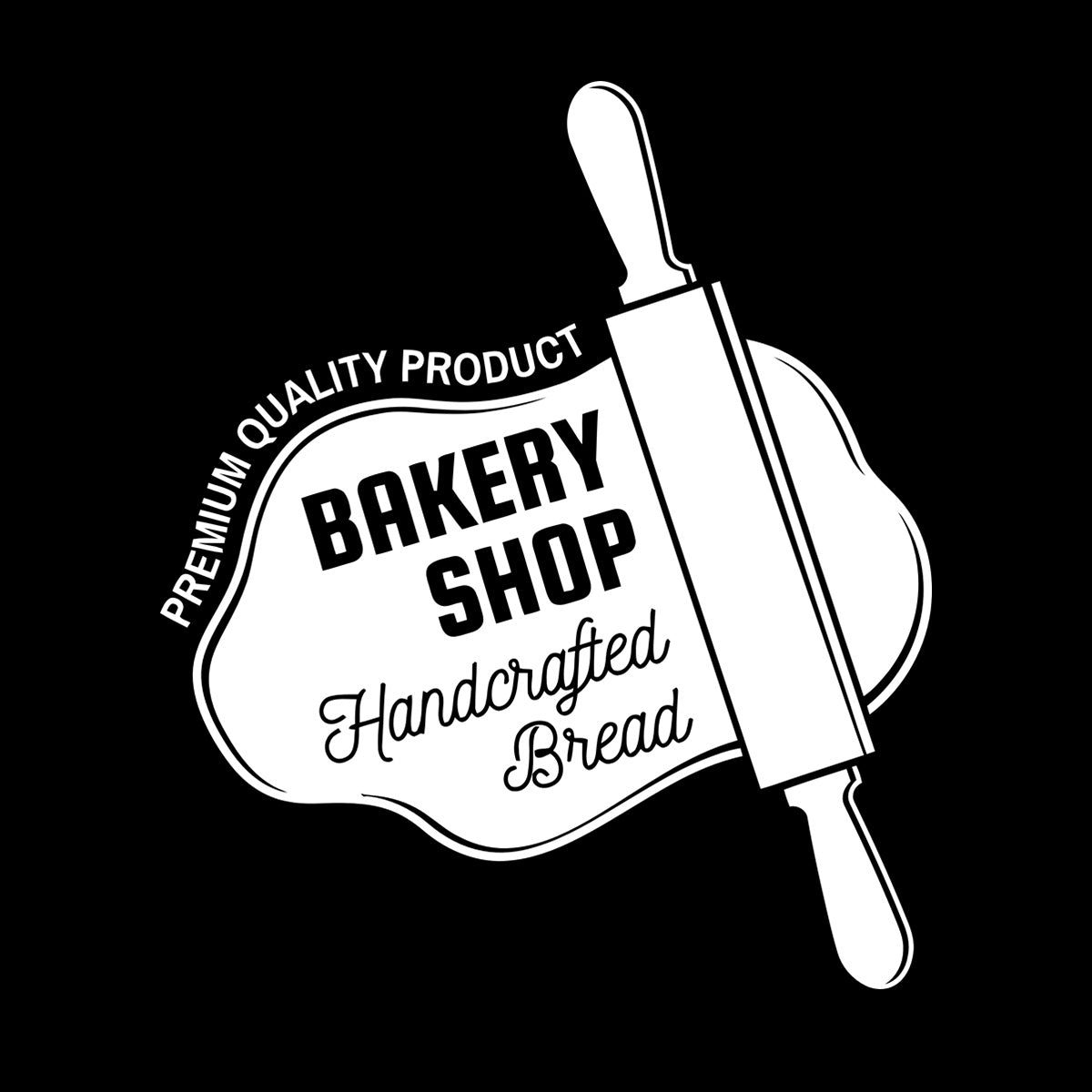 Wall Vinyl Sticker Decor Kitchen Bakery Shop Handcrafted Bread Baker Wall Beautification