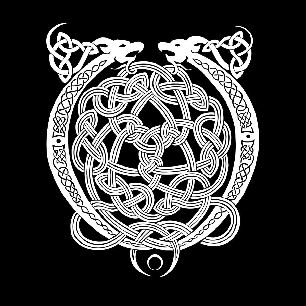 Wall Decals Celtic Cross Ornament Dragon Ireland Irish Pattern Wall Beautification