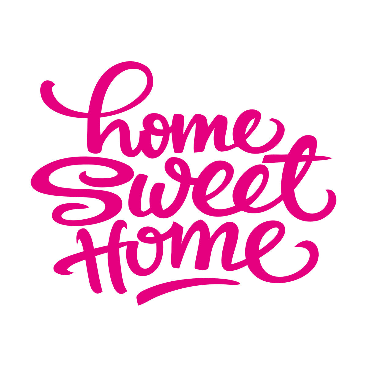Fine Carving Stickers Quotes Words Inspire Message Home Sweet Home It Won'T Fall Off