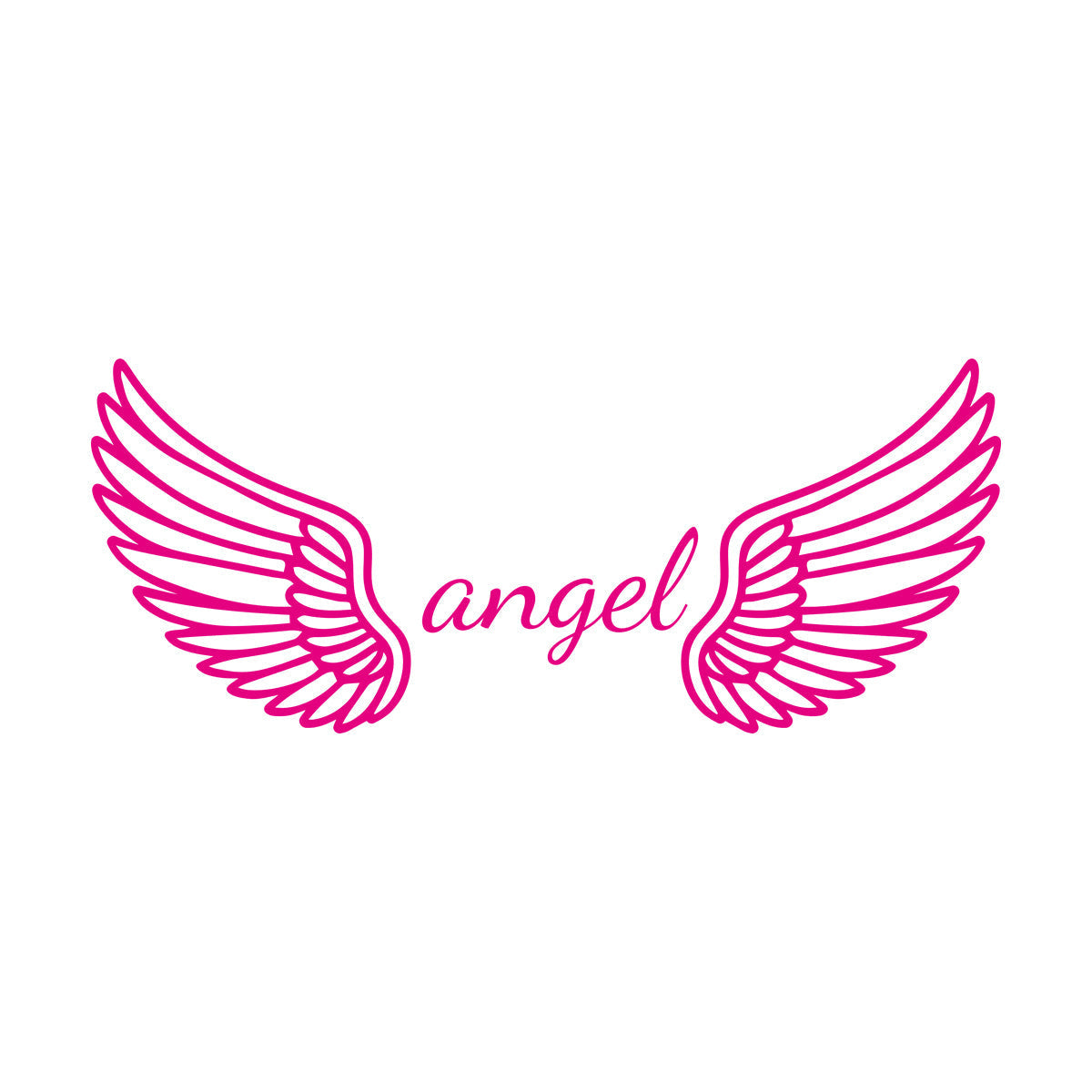 Vinyl Wall Stickers Angel Wing Clipart Wings Silhouette Design Memorial Wings Personalized Customization
