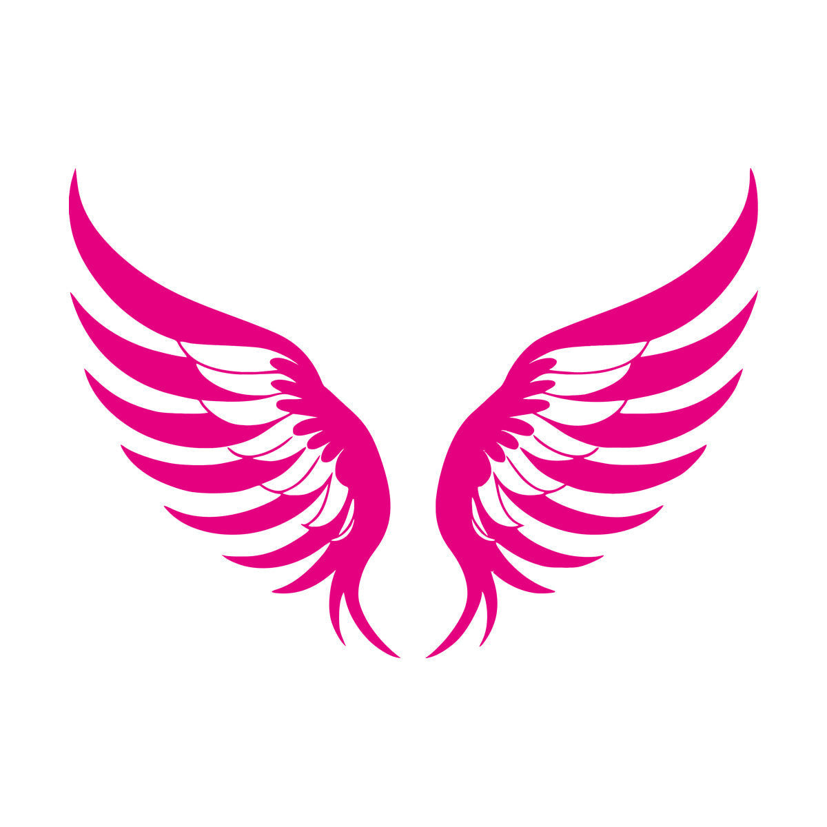 Mural And Wall Vinyl Decal Angel Wings And Isolated Icon Car Body Decoration