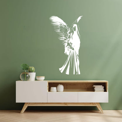 Lettering Stickers Christian Angel With Wings Religion Christianity Religious Multiple Size Options