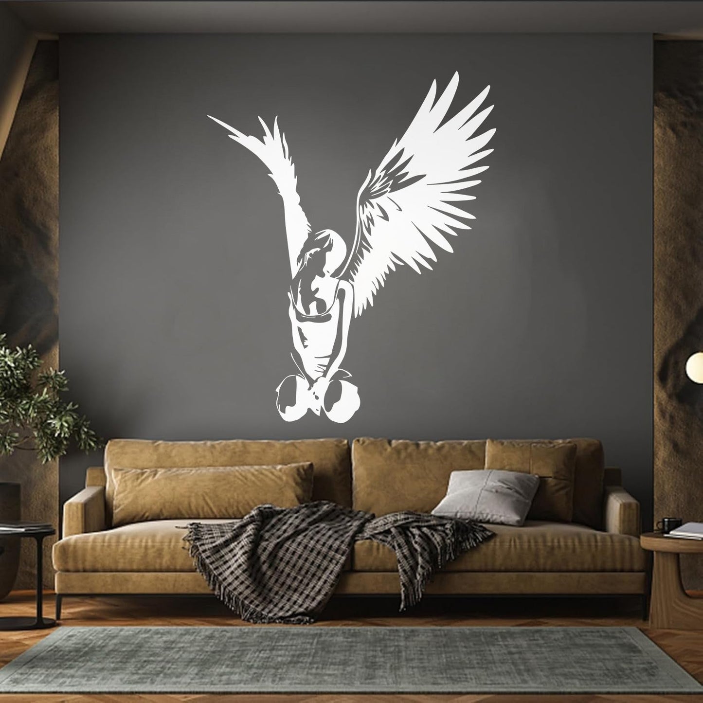 Vinyl Wall Stickers Religion Fallen Angel It Won'T Fall Off