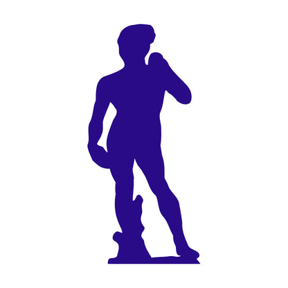 Wall Decals David Michelangelo Statue Outline Personalized Customization