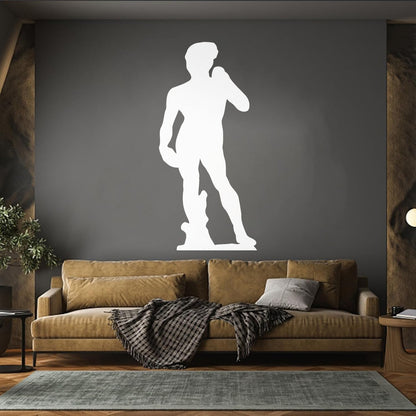 Wall Decals David Michelangelo Statue Outline Personalized Customization