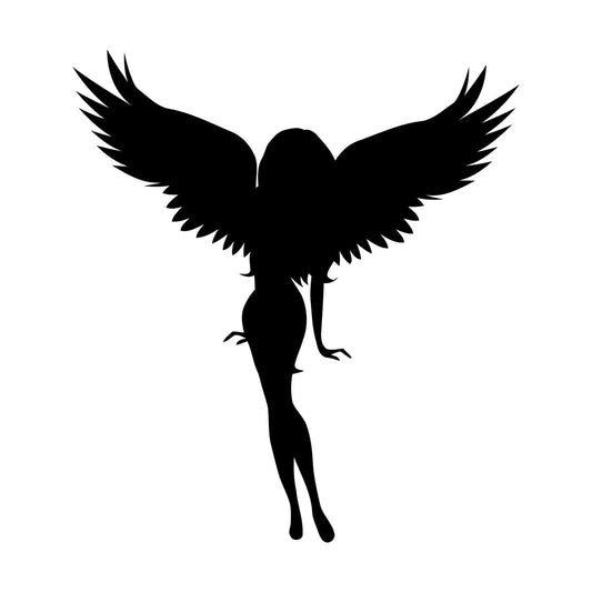 Wall Decals Paster Paper Angel Girl Wings Hot Appeal Home Easy Installation