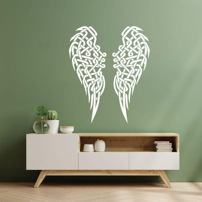 Wall Stickers Paster Paper Angel Wings Feathers Celtic Knot Can Modify And Add Information