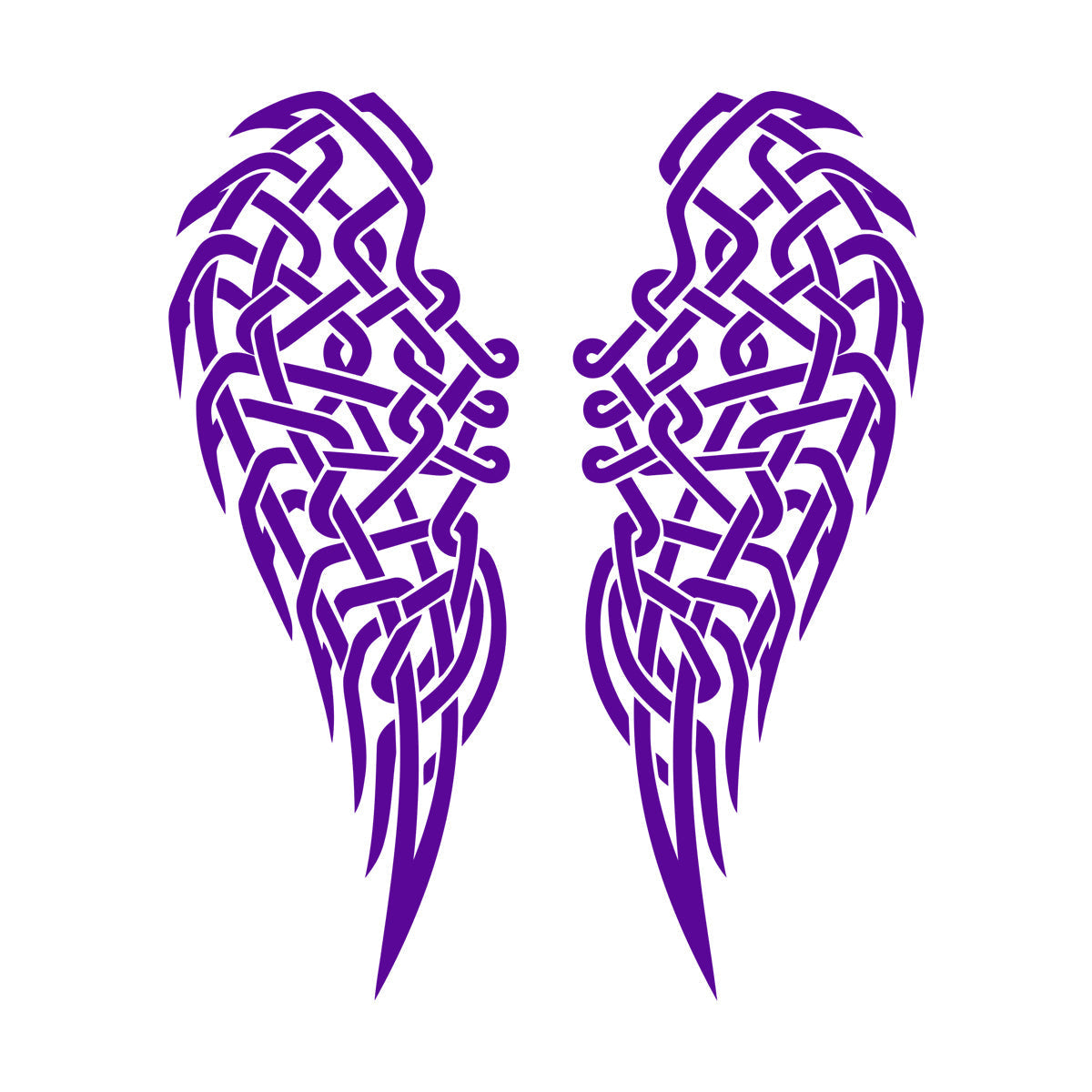 Wall Stickers Paster Paper Angel Wings Feathers Celtic Knot Can Modify And Add Information