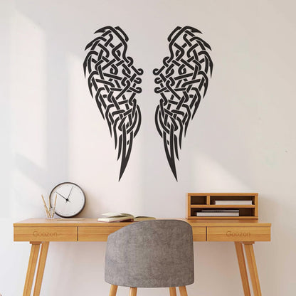 Wall Stickers Paster Paper Angel Wings Feathers Celtic Knot Can Modify And Add Information