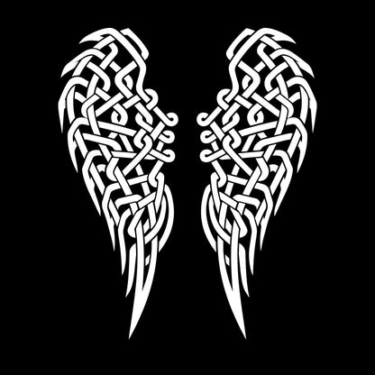 Wall Stickers Paster Paper Angel Wings Feathers Celtic Knot Can Modify And Add Information