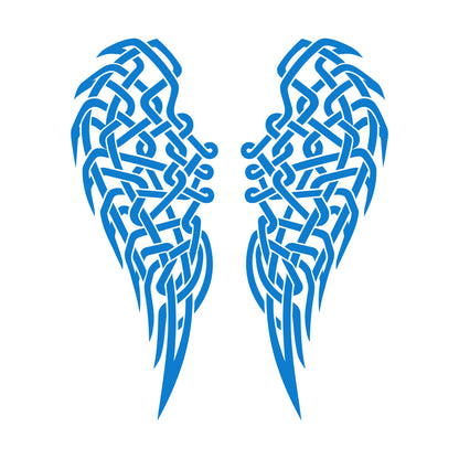 Wall Stickers Paster Paper Angel Wings Feathers Celtic Knot Can Modify And Add Information