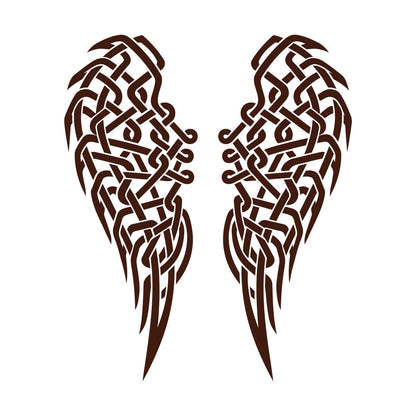 Wall Stickers Paster Paper Angel Wings Feathers Celtic Knot Can Modify And Add Information