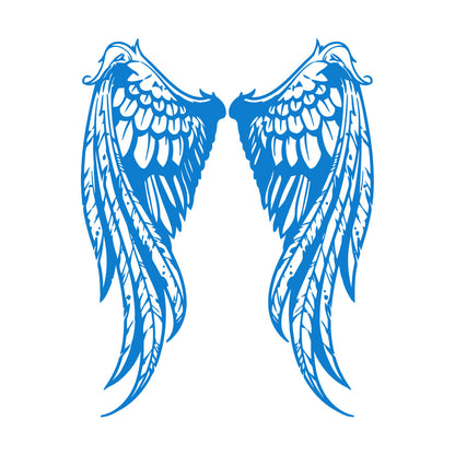 Fine Carving Decals Angel Woman Wings Symbol Window Decals
