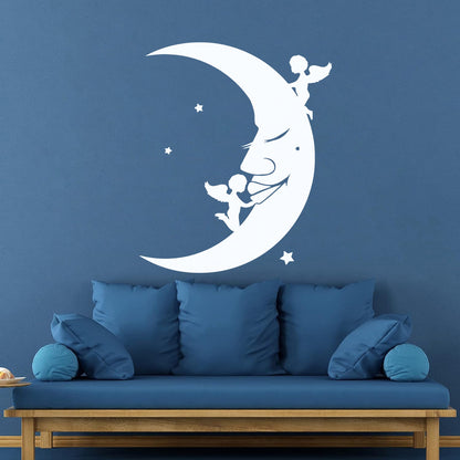 Lettering Stickers Moon Stars Angels Dreams Store Decoration