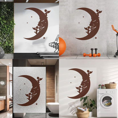 Lettering Stickers Moon Stars Angels Dreams Store Decoration
