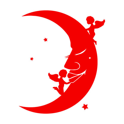 Lettering Stickers Moon Stars Angels Dreams Store Decoration