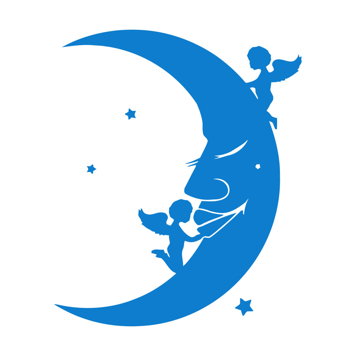 Lettering Stickers Moon Stars Angels Dreams Store Decoration