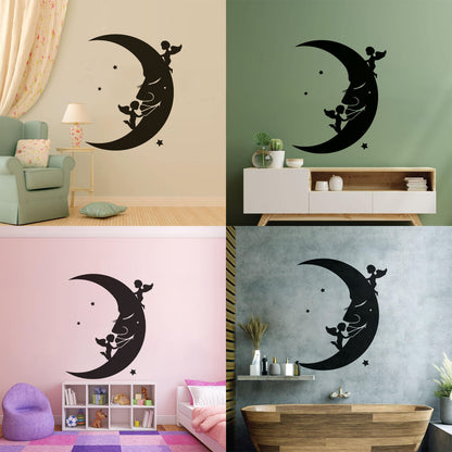 Lettering Stickers Moon Stars Angels Dreams Store Decoration