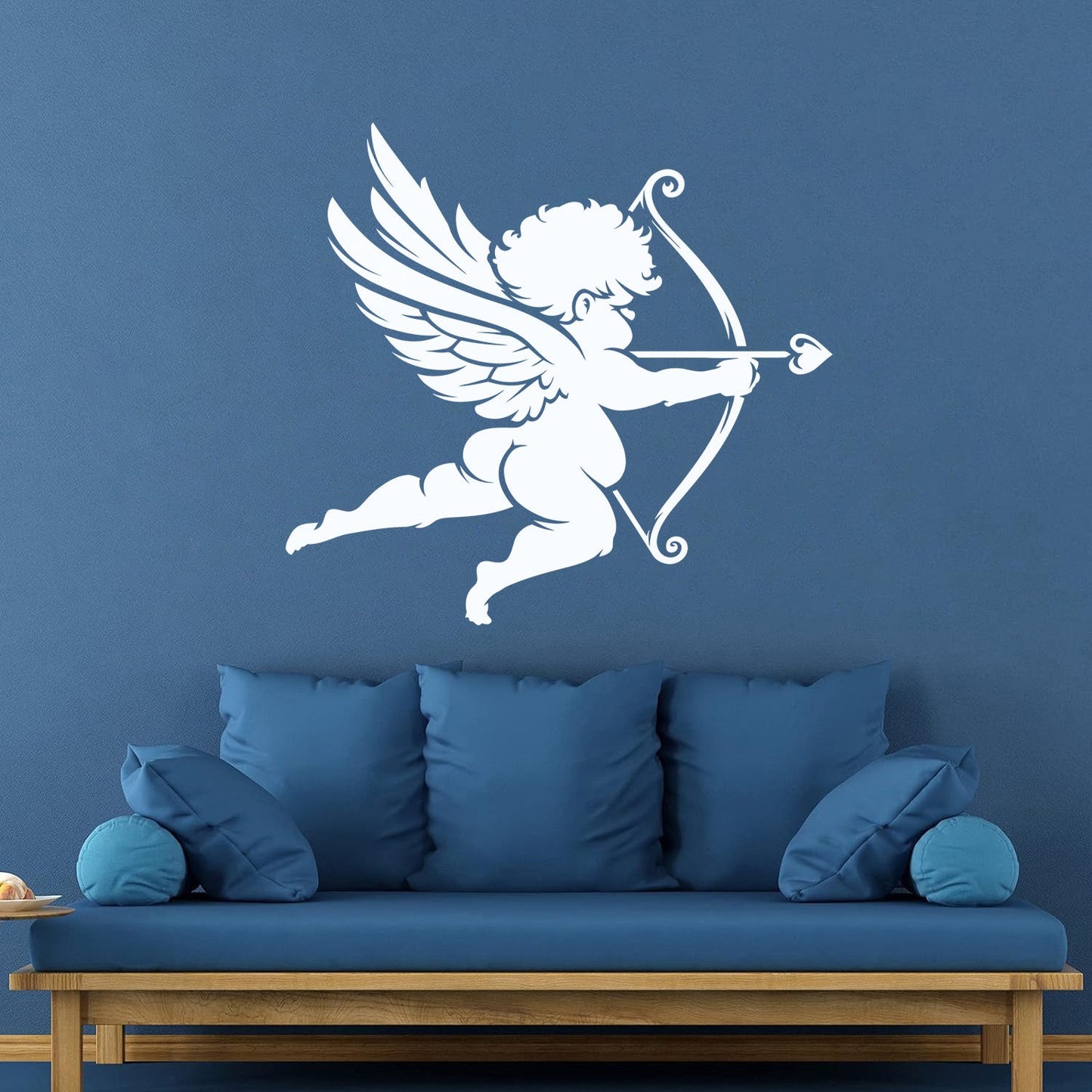 Wall Decals Romance Cupid Love Angel Bow Arrows Self Adhesive