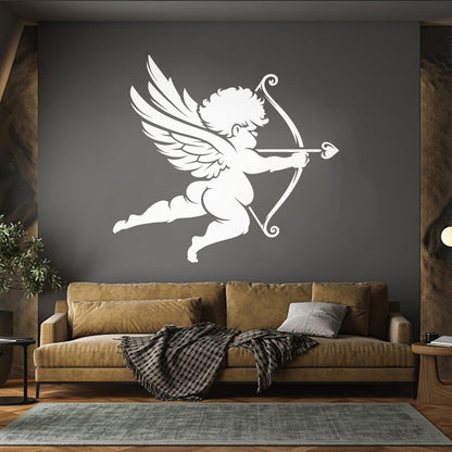 Wall Decals Romance Cupid Love Angel Bow Arrows Self Adhesive