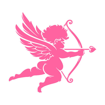 Wall Decals Romance Cupid Love Angel Bow Arrows Self Adhesive