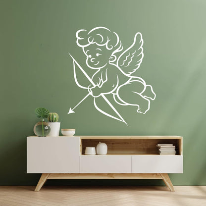 Engraving Decals Valentine'S Day Angel Cartoon Cupid Multi Color Selection