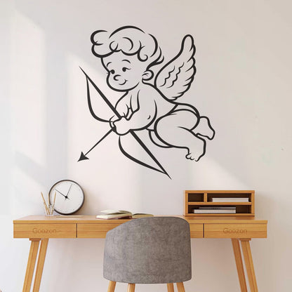 Engraving Decals Valentine'S Day Angel Cartoon Cupid Multi Color Selection