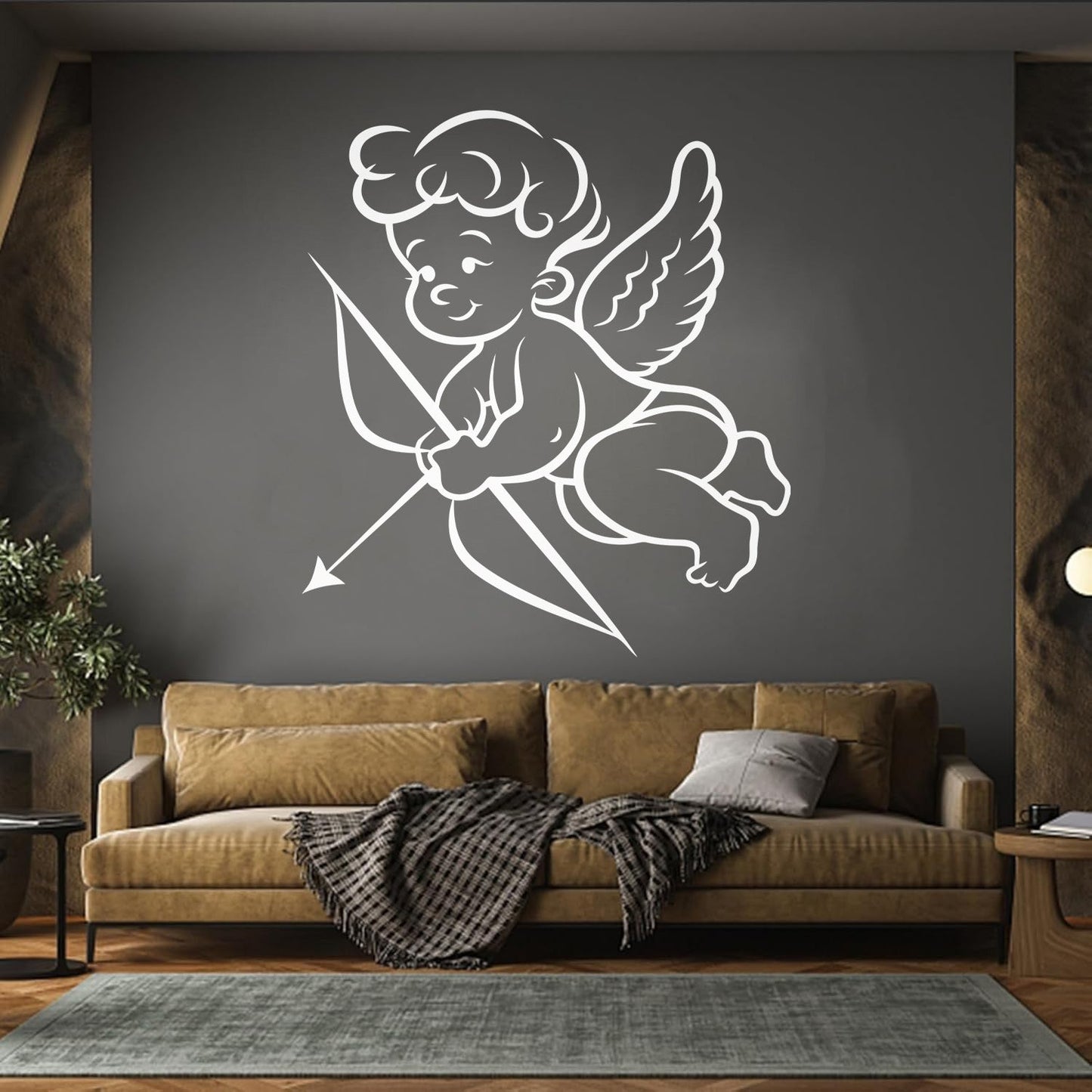 Engraving Decals Valentine'S Day Angel Cartoon Cupid Multi Color Selection