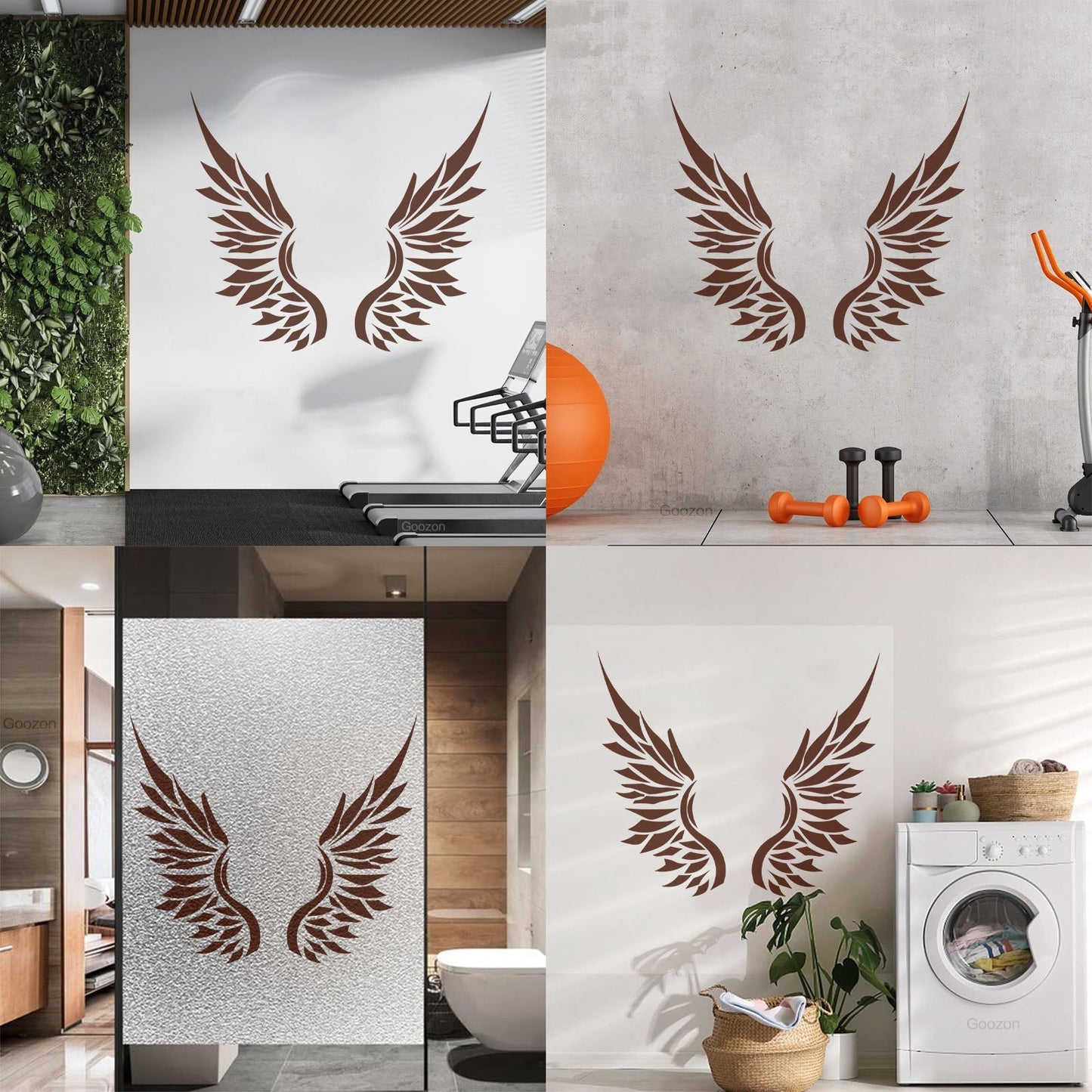 Wings Angel Bird Feathers Wall Vinyl Sticker Decor Art Mural Painting