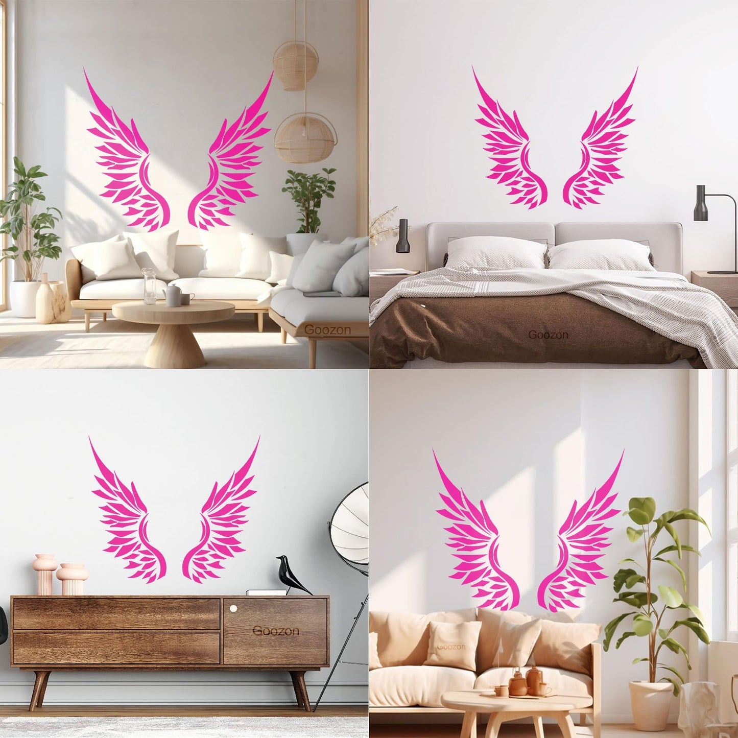 Wings Angel Bird Feathers Wall Vinyl Sticker Decor Art Mural Painting