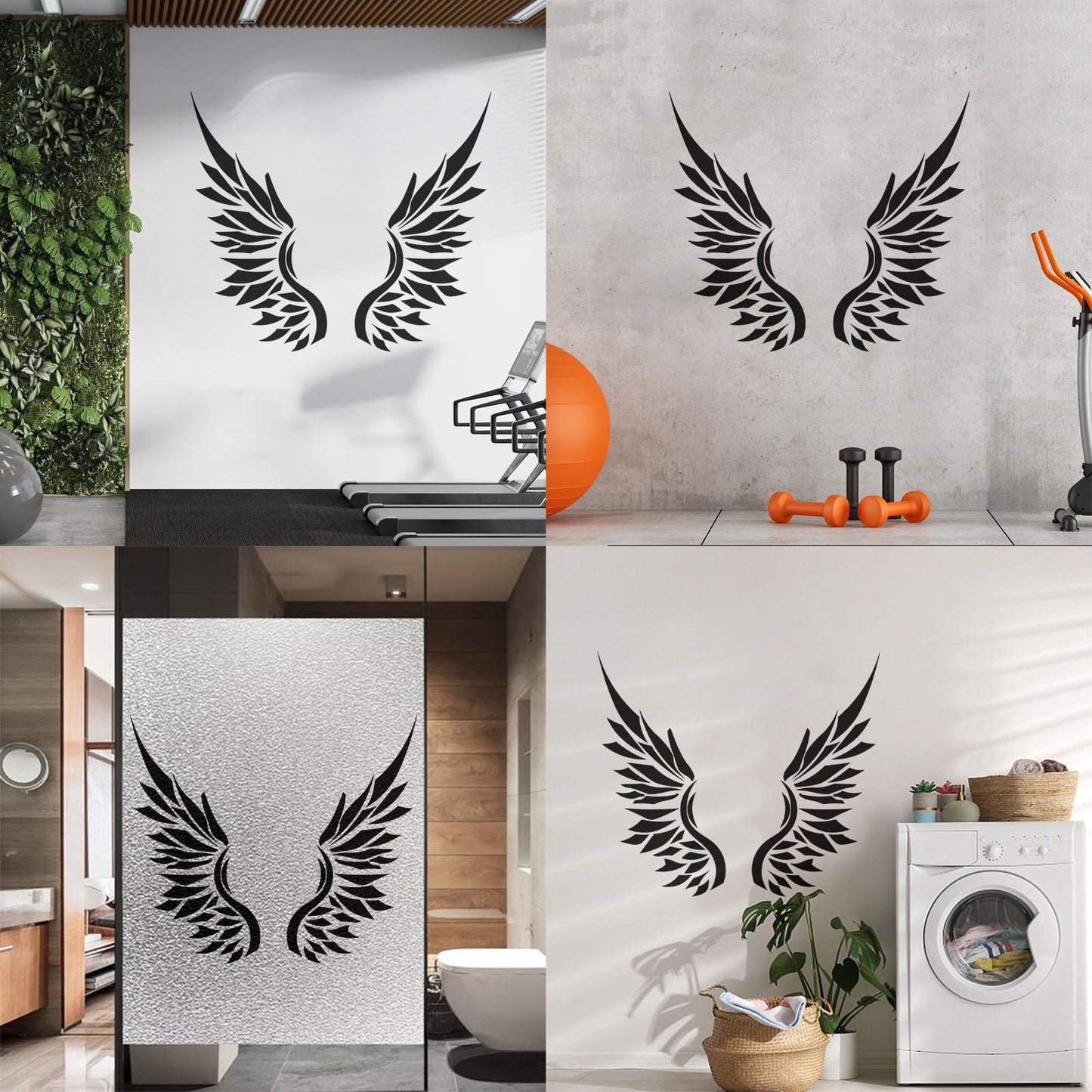 Wings Angel Bird Feathers Wall Vinyl Sticker Decor Art Mural Painting