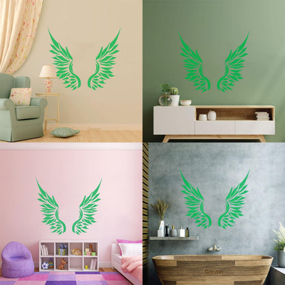 Wings Angel Bird Feathers Wall Vinyl Sticker Decor Art Mural Painting