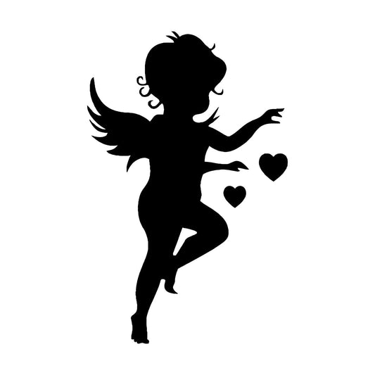 Lettering Decals Angel Baby Kids Romantic It Won'T Fall Off