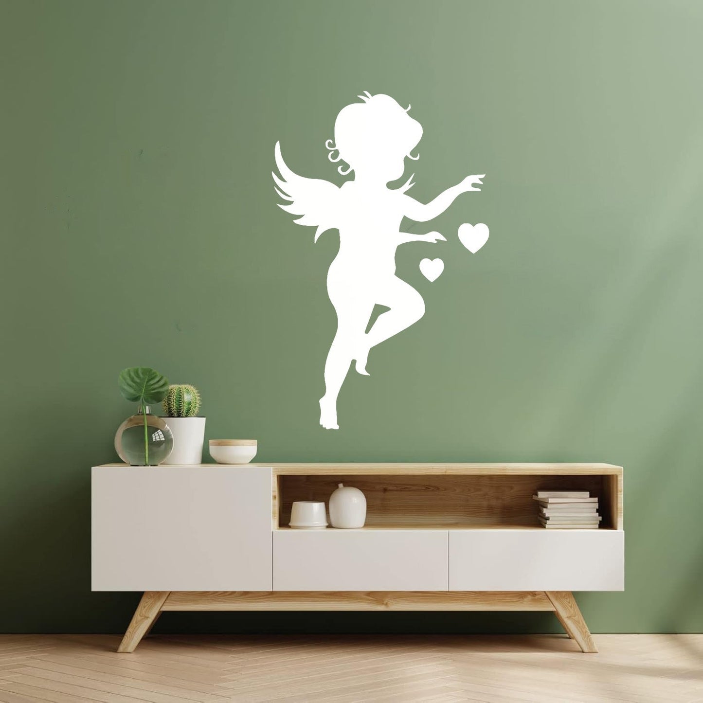 Lettering Decals Angel Baby Kids Romantic It Won'T Fall Off