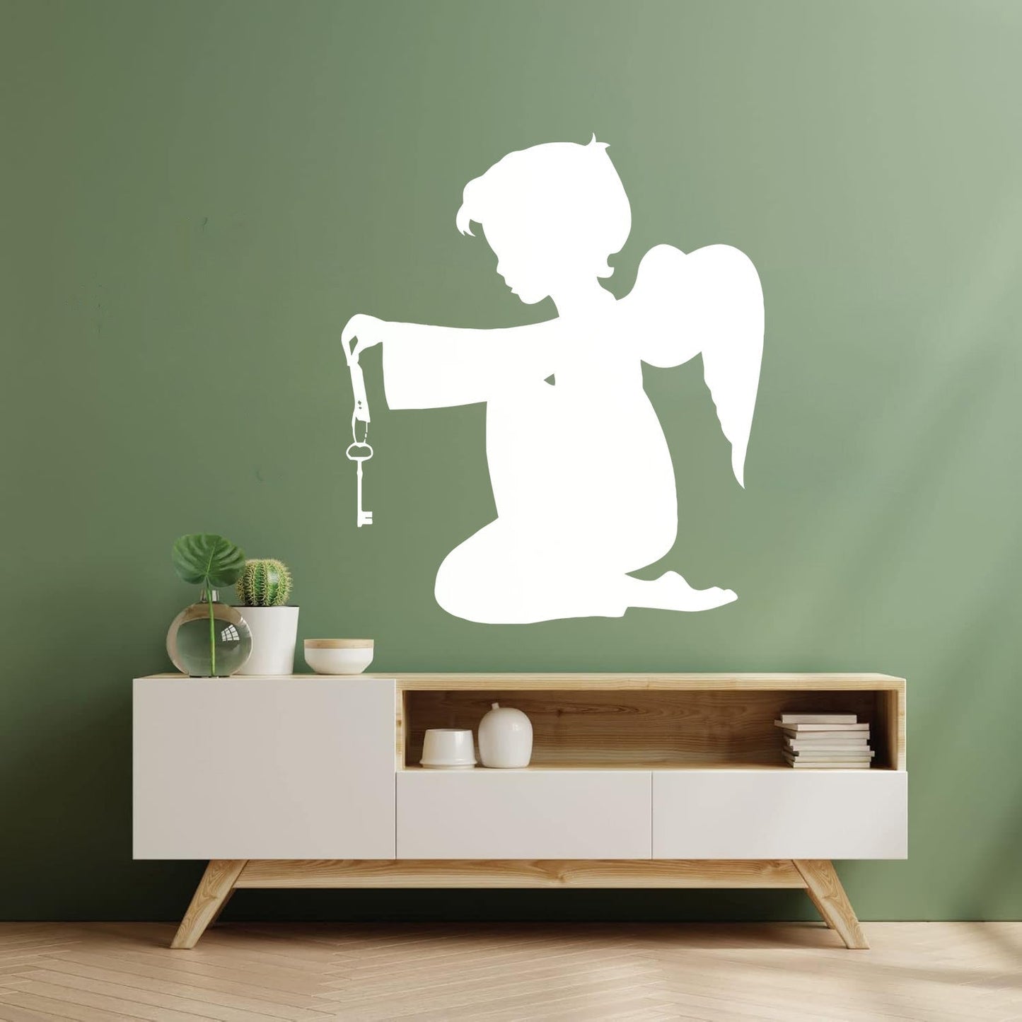 Lettering Stickers Angel Religion Baby Religious Cool Can Modify And Add Information