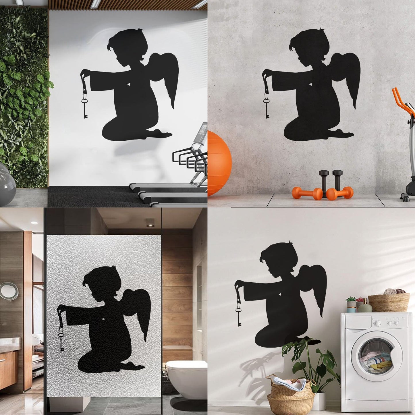 Lettering Stickers Angel Religion Baby Religious Cool Can Modify And Add Information