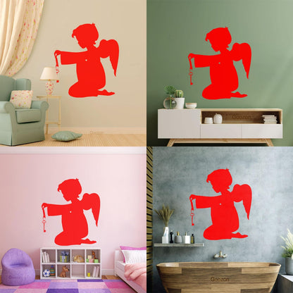 Lettering Stickers Angel Religion Baby Religious Cool Can Modify And Add Information