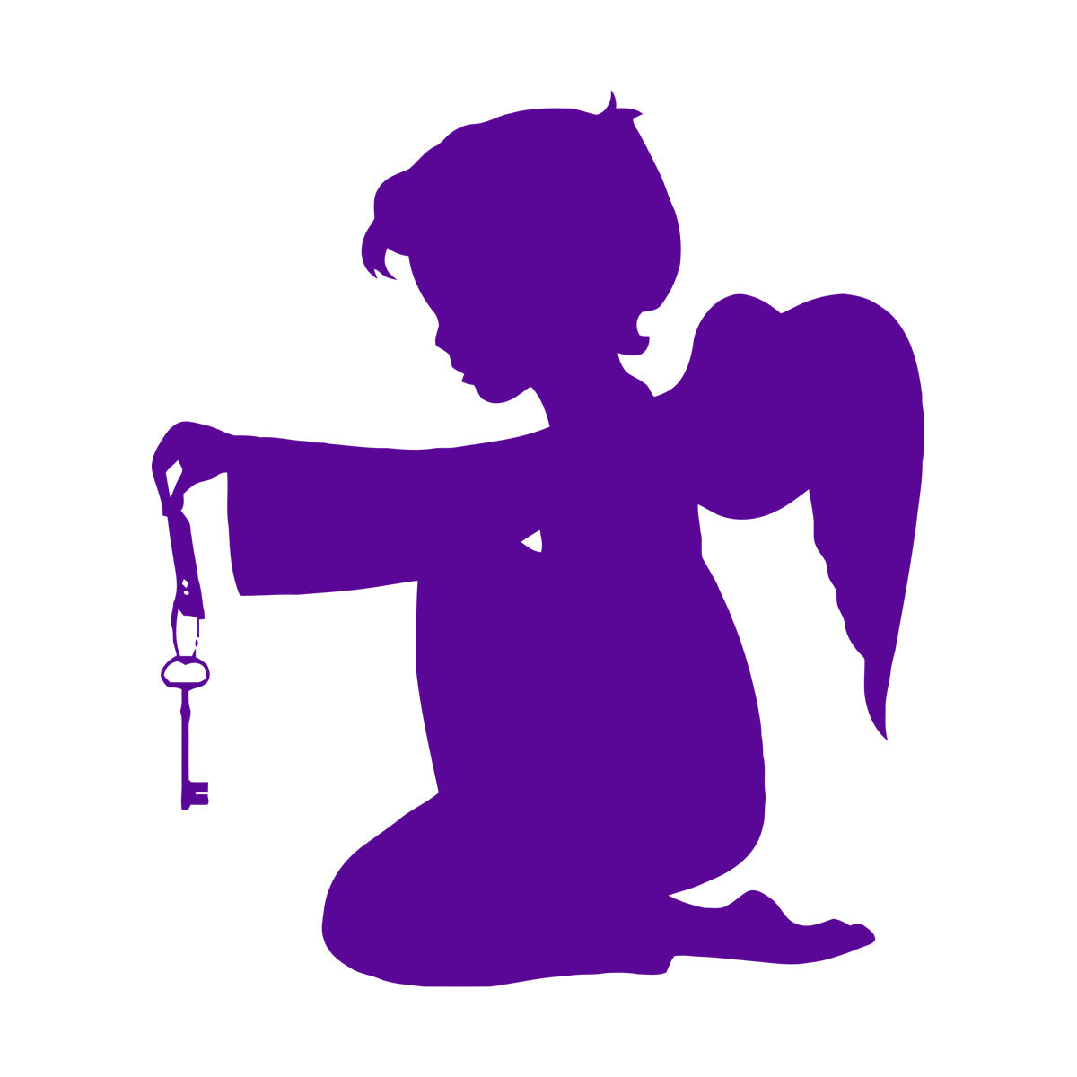 Lettering Stickers Angel Religion Baby Religious Cool Can Modify And Add Information