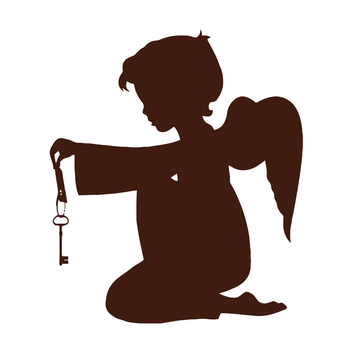 Lettering Stickers Angel Religion Baby Religious Cool Can Modify And Add Information