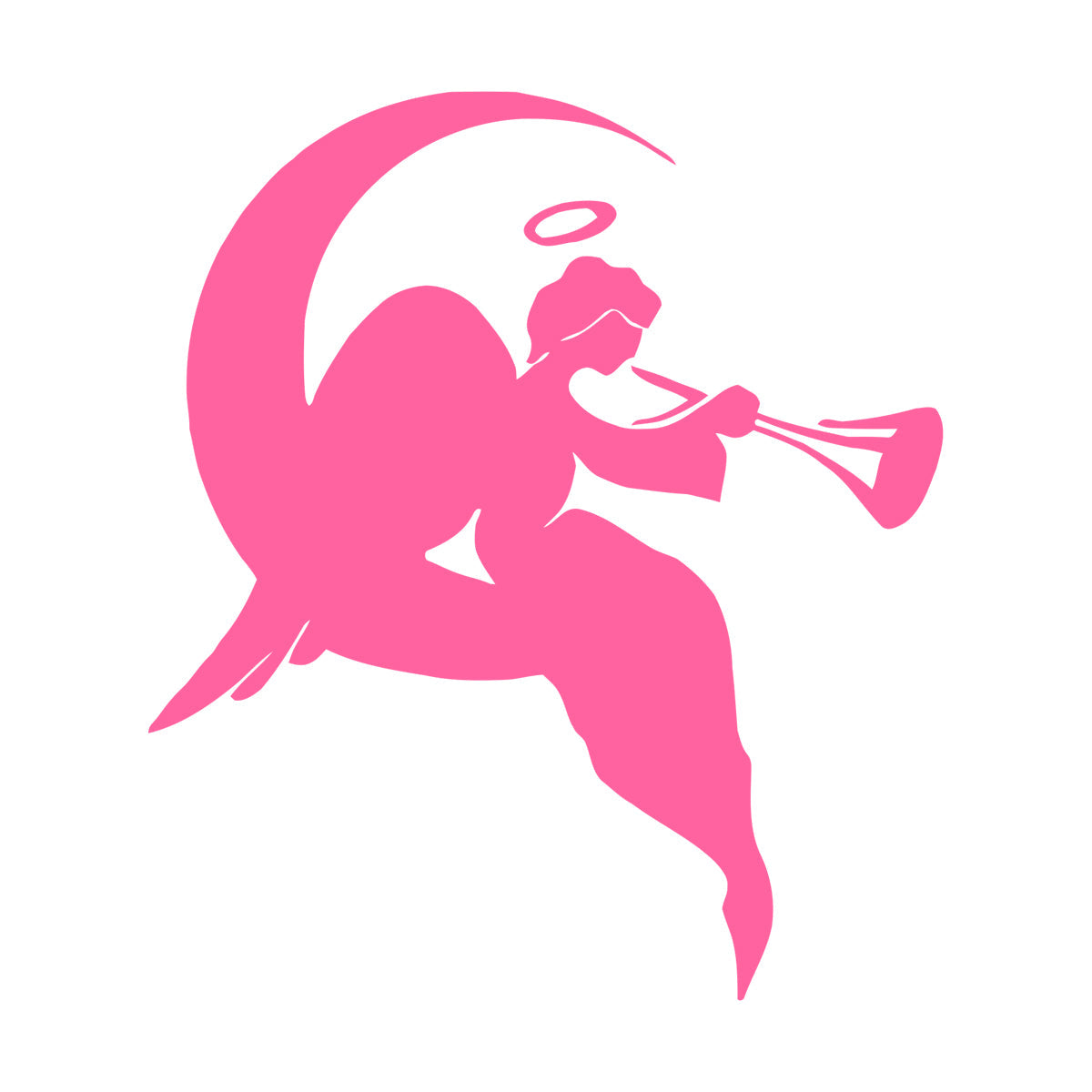 Wall Stickers Paster Paper Religion Religious Angel On A Moon Tattoo Culture