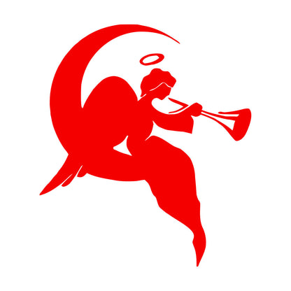 Wall Stickers Paster Paper Religion Religious Angel On A Moon Tattoo Culture