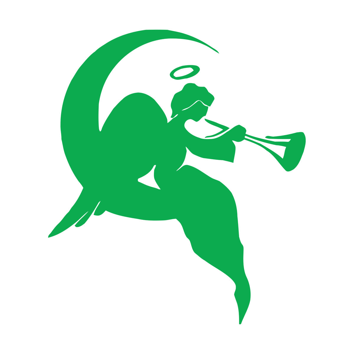 Wall Stickers Paster Paper Religion Religious Angel On A Moon Tattoo Culture