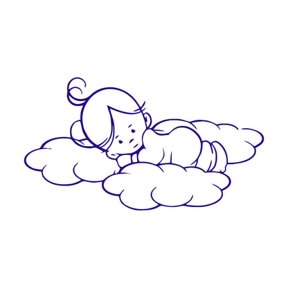 Baby Kids Sky Angel Wall Stickers Do Not Damage The Wall Surface