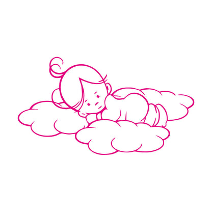 Baby Kids Sky Angel Wall Stickers Do Not Damage The Wall Surface