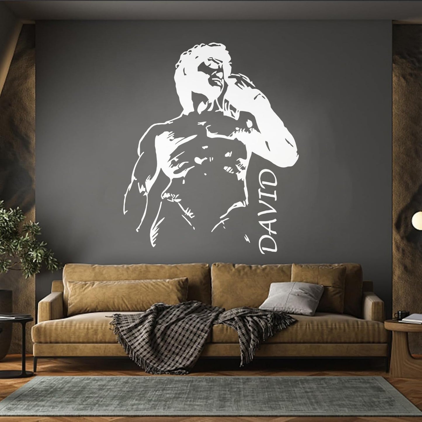 Engraving Stickers Statue Of David By Michelangelo Sculpture Easy Installation