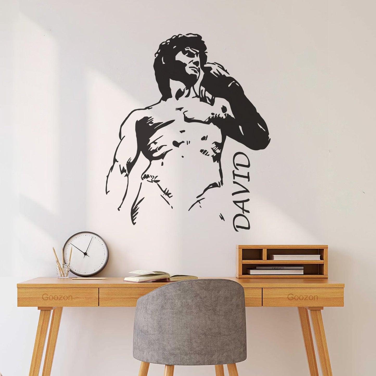 Engraving Stickers Statue Of David By Michelangelo Sculpture Easy Installation