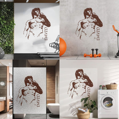 Engraving Stickers Statue Of David By Michelangelo Sculpture Easy Installation
