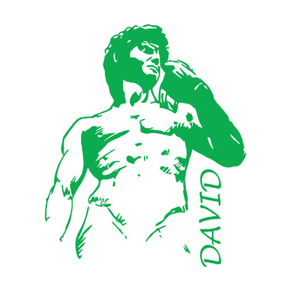 Engraving Stickers Statue Of David By Michelangelo Sculpture Easy Installation