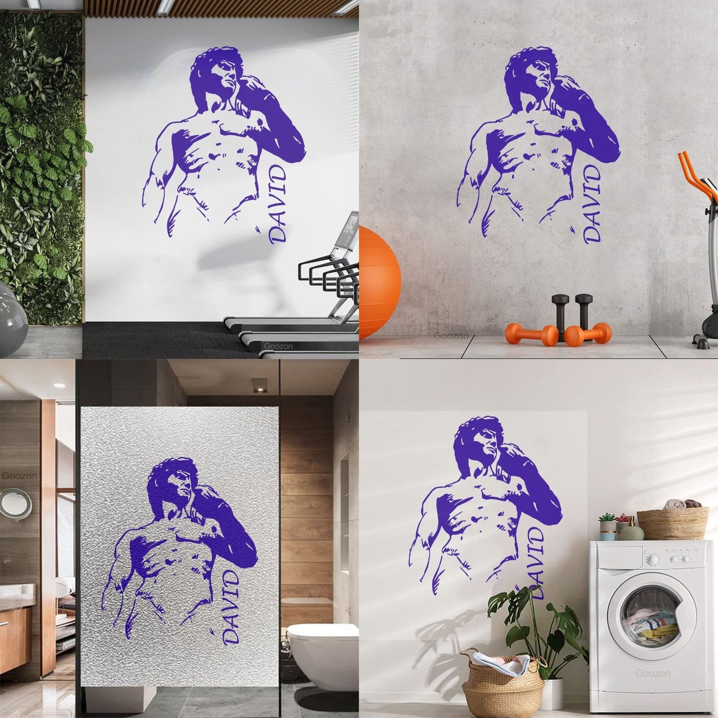 Engraving Stickers Statue Of David By Michelangelo Sculpture Easy Installation